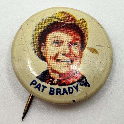 1953 Grapenut Flakes Pat Brady Pin