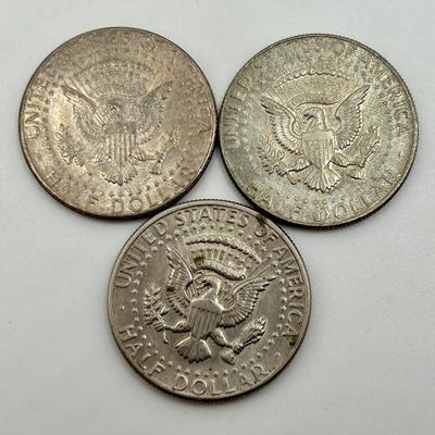 3 Non-Silver Circulated JFK Halves