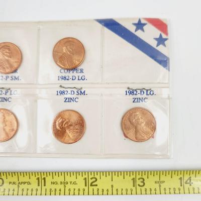 1982 MULTI PENNY COLLECTION