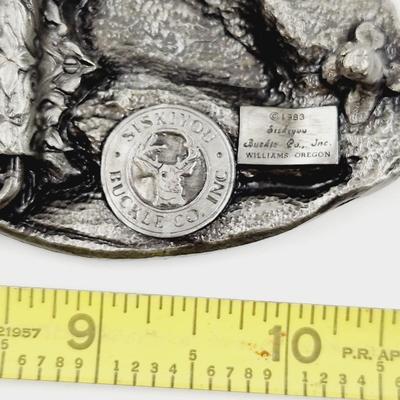 SISKIYOU PEWTER HORSE BELT BUCKLE