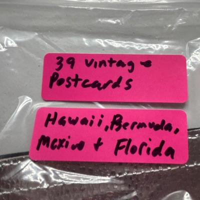 39 Vintage Unused Postcards