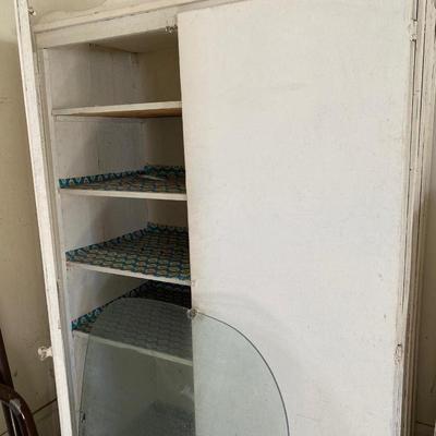 White cabinet