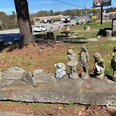 concrete statue lot