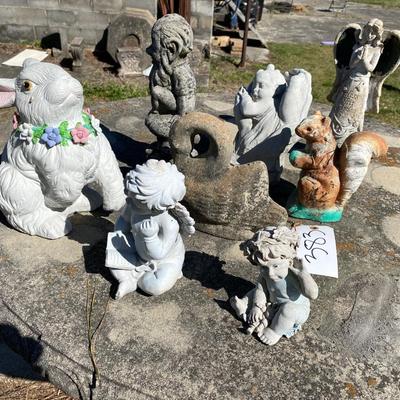 concrete statues