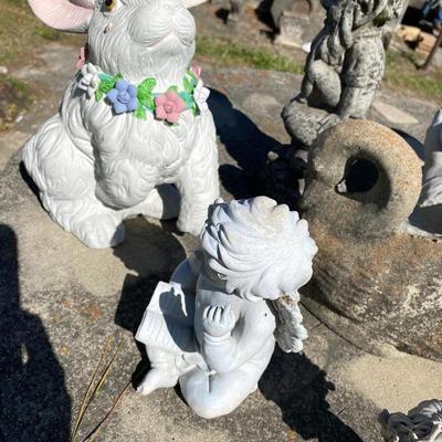 concrete statues