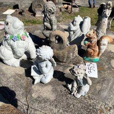concrete statues