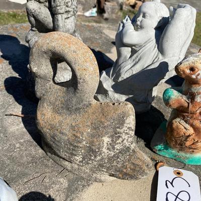 concrete statues