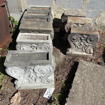 concrete bench base lot