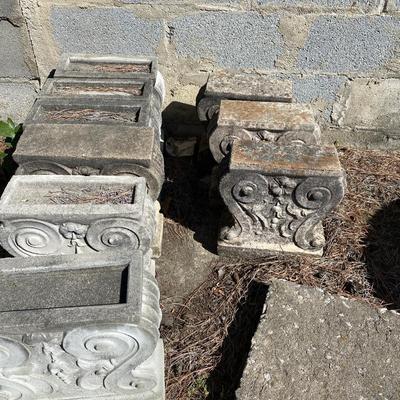 concrete bench base lot