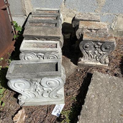 concrete bench base lot