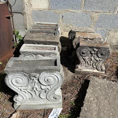 concrete bench base lot