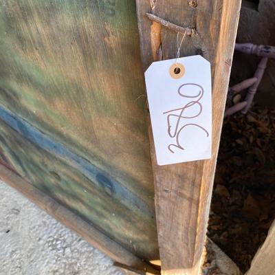Hand painted door section