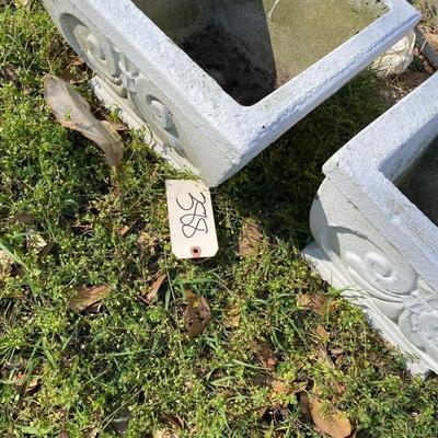 concrete planter lot