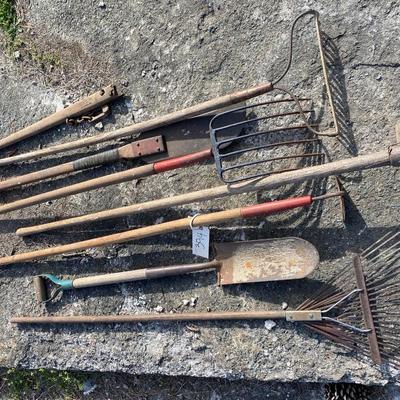Yard tool lot