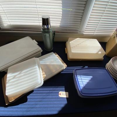 Tupperware storage lot