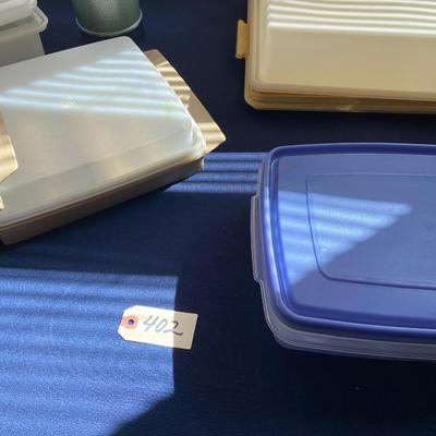 Tupperware storage lot