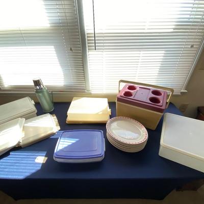 Tupperware storage lot