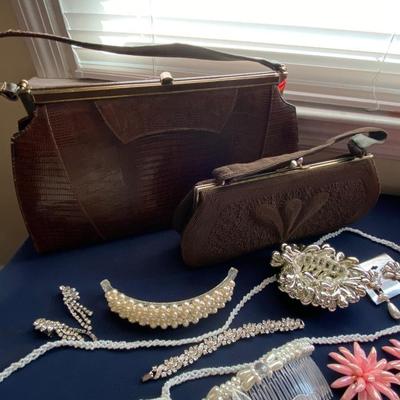 Vintage to newer clothing purse lot