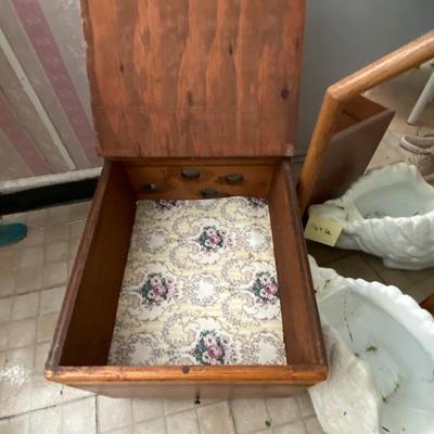 Bar stools, table lot bar stools, table folds, concrete planter tater bin as pictured