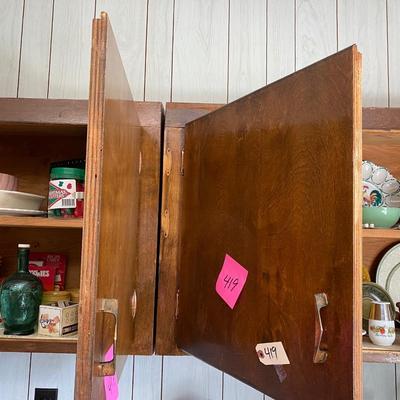 Kitchen cabinet vintage items lot