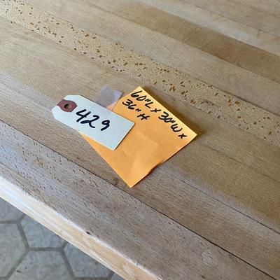 chop block prep table
