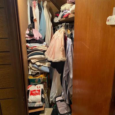Closet contents
