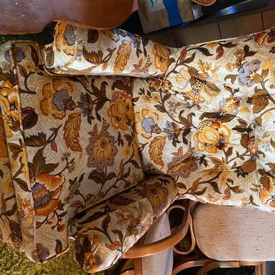 Vintage chairs, accent table