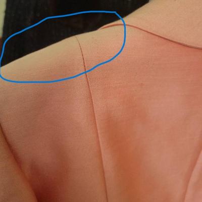 60's Albert Nipon Peach colored silk suit