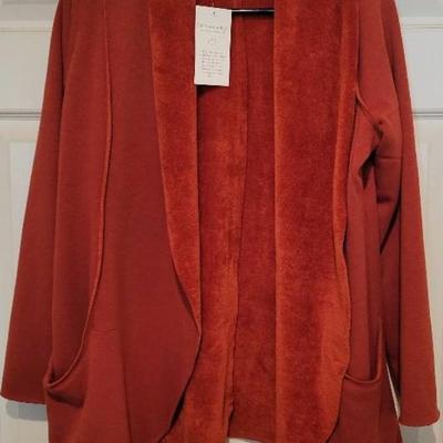 Soft Surroundings Burnt Orange Cardigan