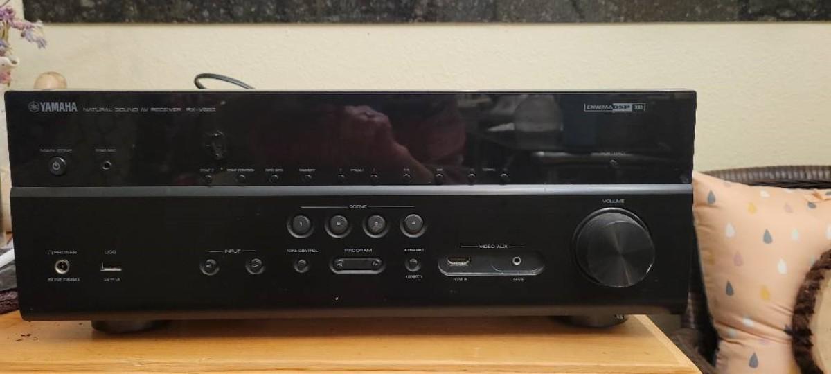 Yamaha Model No RXV683 50 Receiver Surround sound