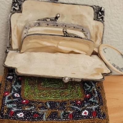 1920's Hand Beaded Purse