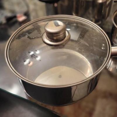 Set of 3 Good Cook sauce pans