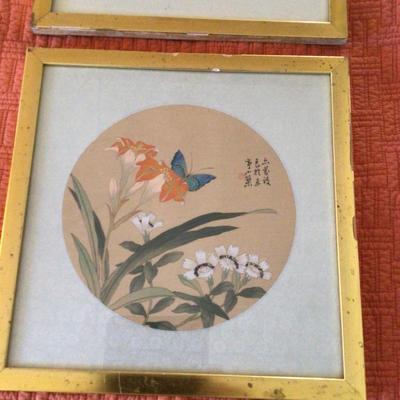 1681 Gold Frame Asian Art Prints