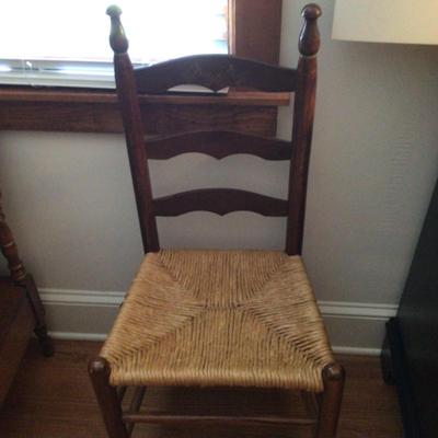 1677 Vintage Ladder-back Chair & Decor Items