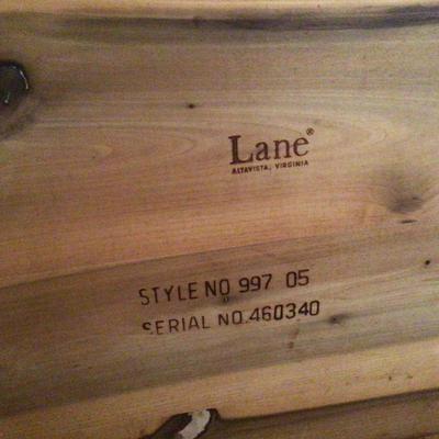 1653 LANE Mahogany MCM Table