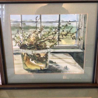 1652 Framed Watercolor Landscapes Local Artist