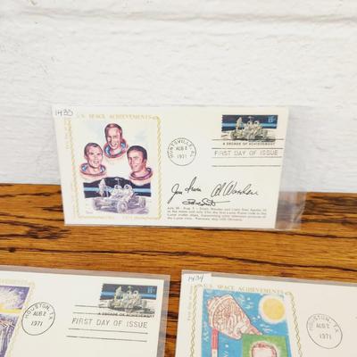 8 PC - 1ST DAY ISSUE STAMPS COLLECTION - US SPACE ACHIEVEMENTS