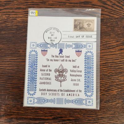 2 PC - 1ST DAY ISSUE STAMP  COLLECTIONS - BOY SCOUTS OF AMERICA