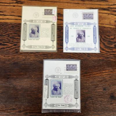 3 PC - 1ST DAY ISSUE STAMP COLLECTION - WOMENS RIGHTS - ELIZABETH CADY STANTON