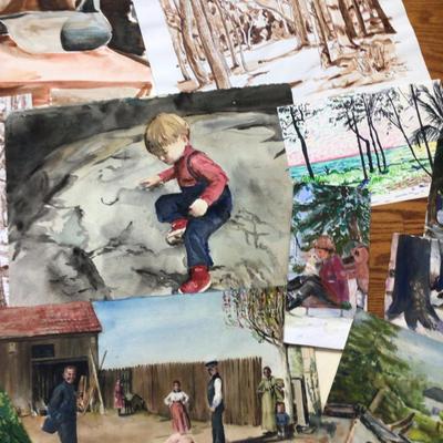 1612 Original Works of Art by Local Artist Marlen Binder