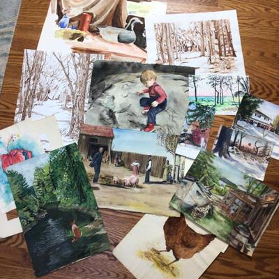 1612 Original Works of Art by Local Artist Marlen Binder