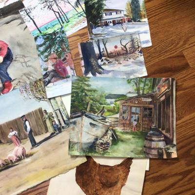 1612 Original Works of Art by Local Artist Marlen Binder