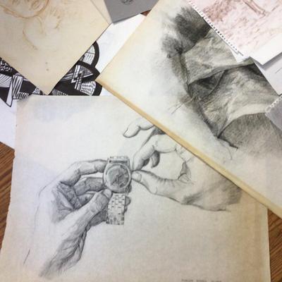 1611 Darise Portfolio with Assorted Sketches