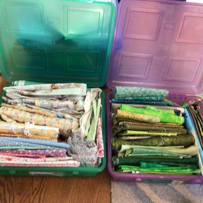 1596 Quilting Fabric Lot Animals Shades of Green