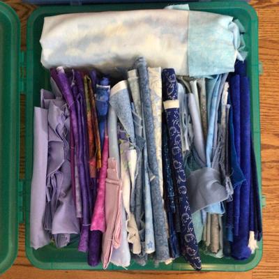1597 Quilting Fabric Lot Red Blue Purple