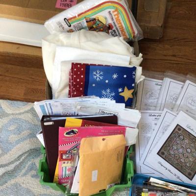 1594 Quilterâ€™s Supply Lot & Susan Garmen Quilt of the Month Patterns
