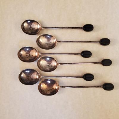 Demitasse Spoons with Coffee Bean