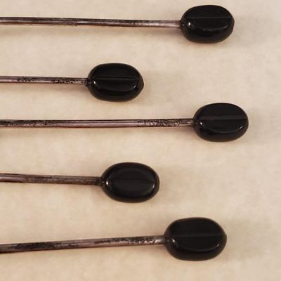 Demitasse Spoons with Coffee Bean