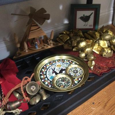 1003 Christmas Sleigh Bells and Vintage Holiday Decor