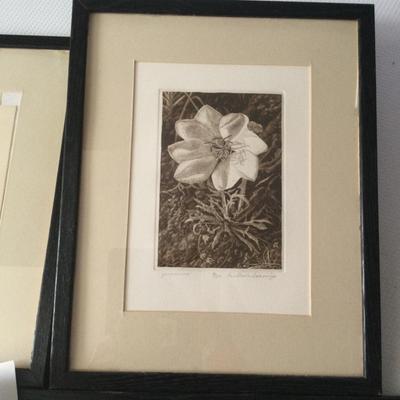 1006 Anne Marie Santiago Framed Art Lot